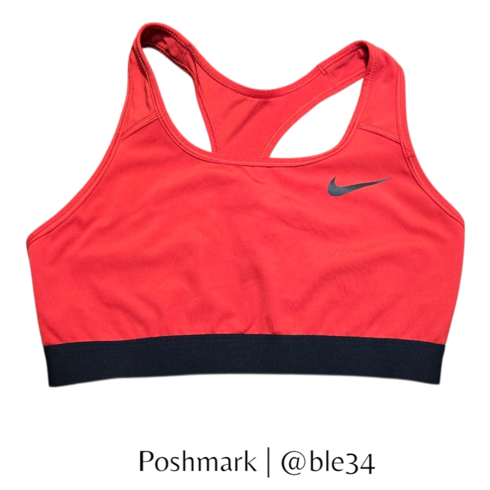 Girl's Nike Dri-Fit Red Razorback Sports Bra